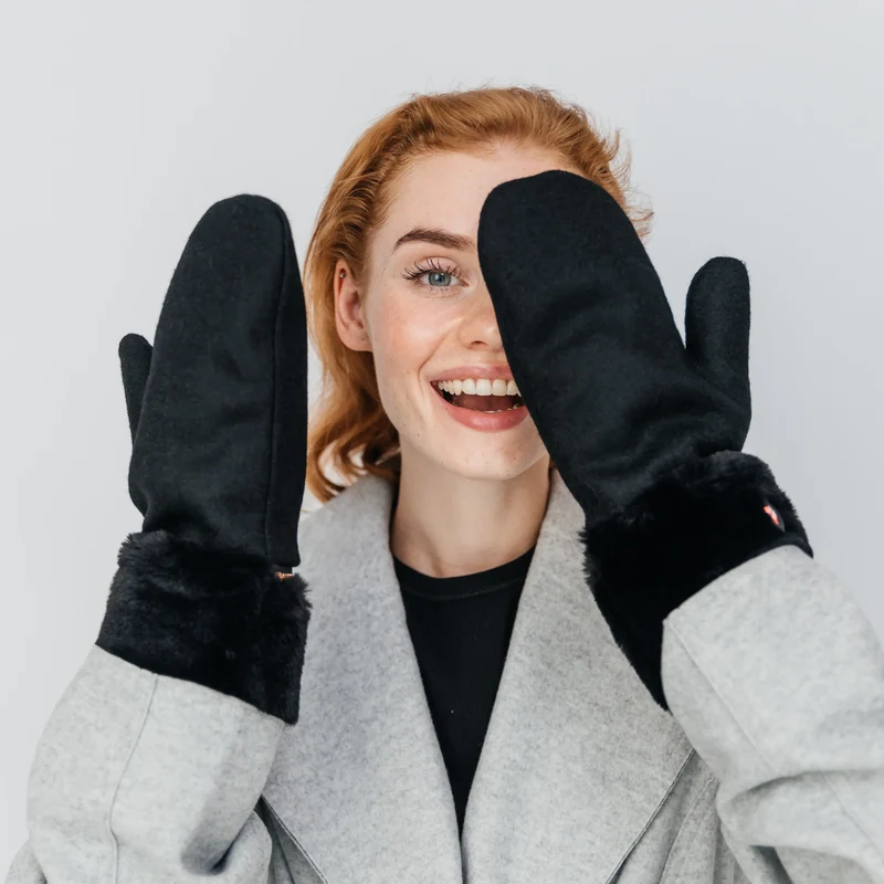 Vulpés Mercury - Premium Heated Mittens | Made in Italy | Natural Wool