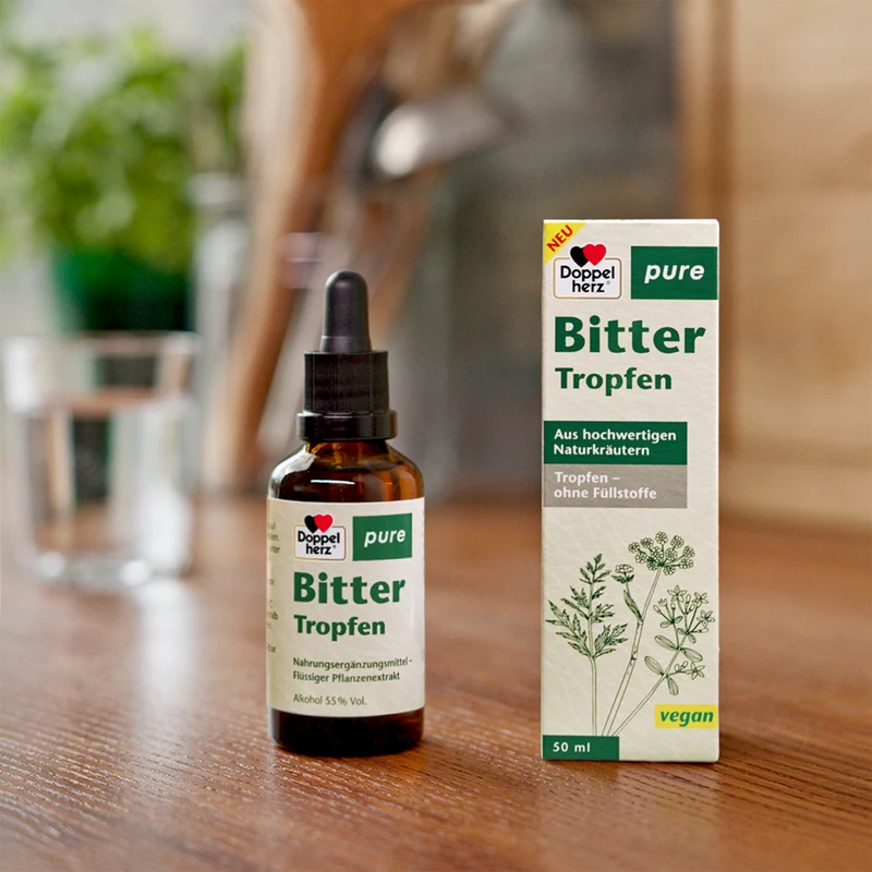 Doppelherz pure Bitter Tropfen, 50ml