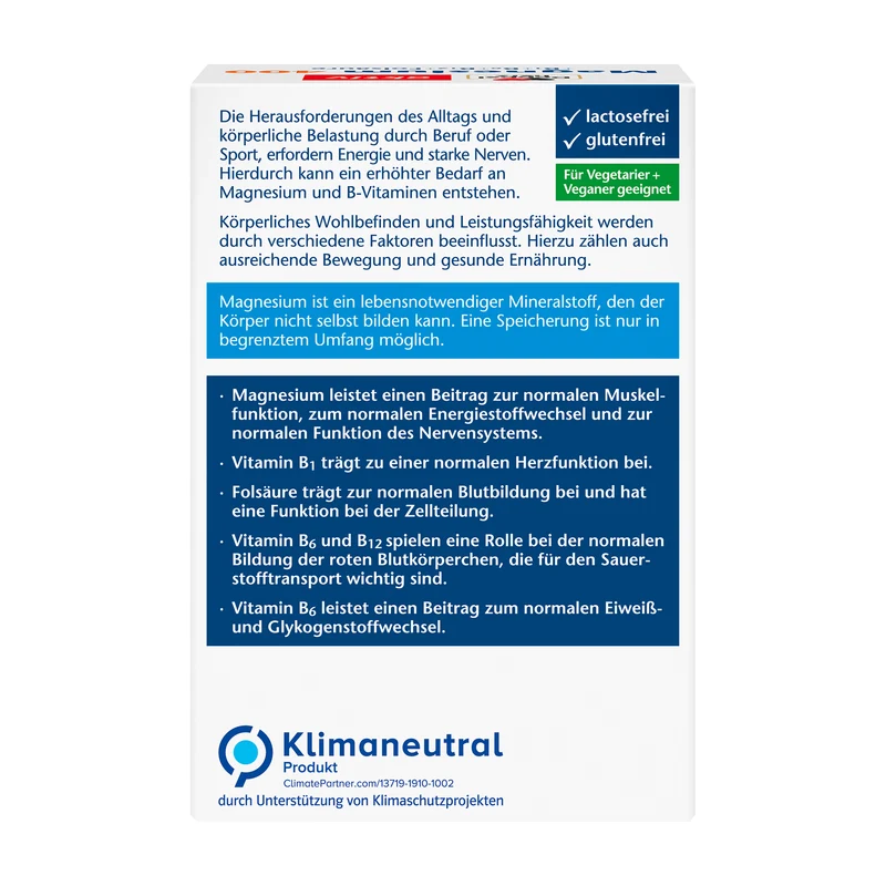 Doppelherz aktiv Magnesium 400 + B-Komplex, 6x15 Brausetabletten