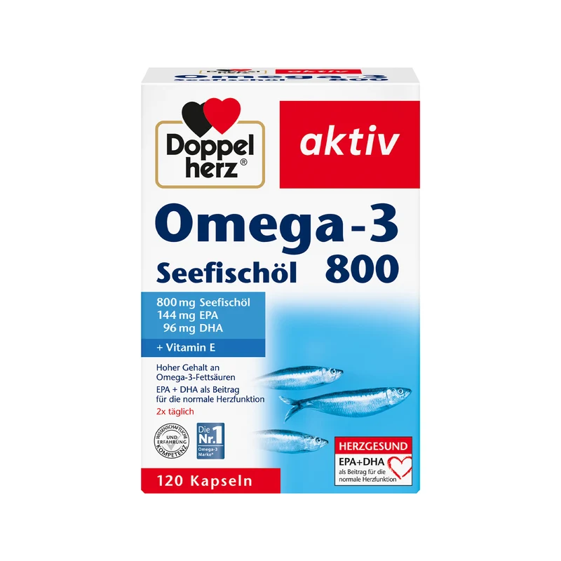 Doppelherz aktiv Omega-3, Seefischöl in versch. Varianten