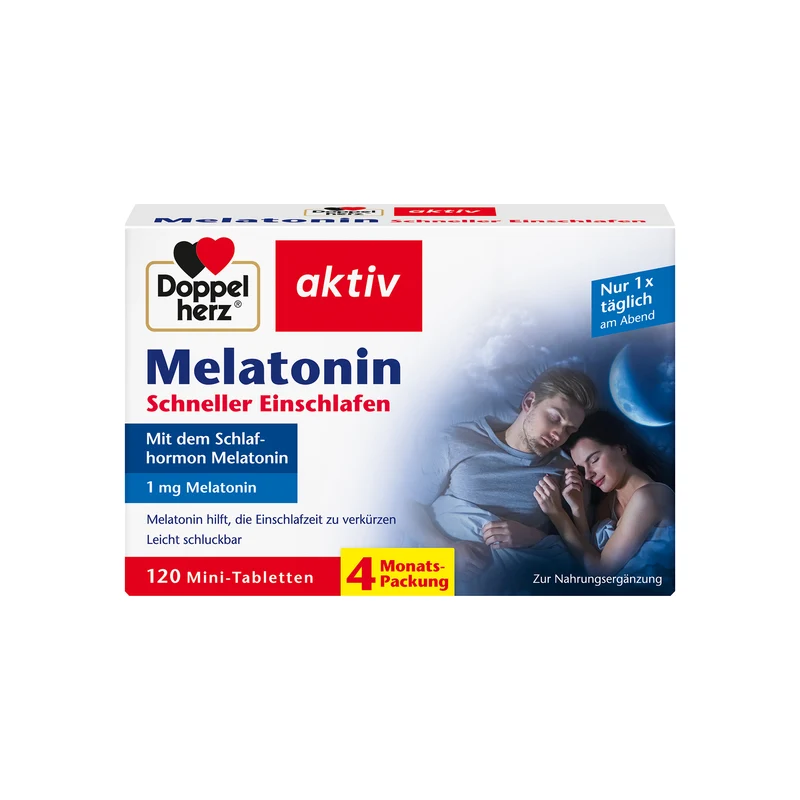 Doppelherz aktiv Melatonin Tabletten in versch. Mengen