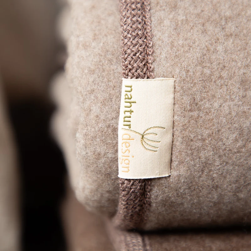 Premium Lodendecke aus mongolischer Merinowolle | S–XXL | ungefärbt