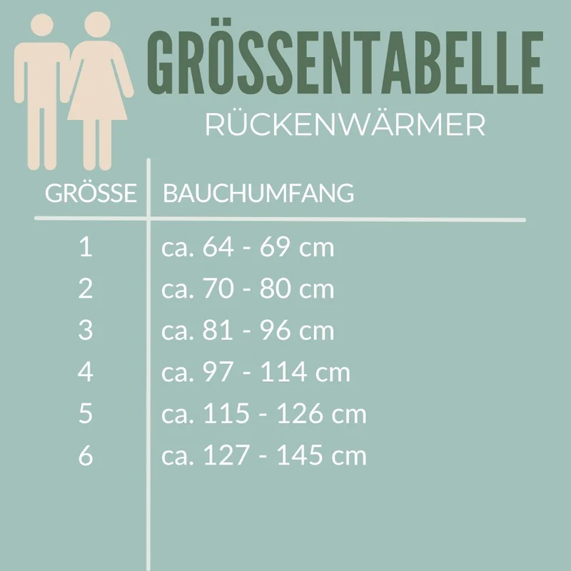 Rückenwärmer Komfort aus 100 % Schurwolle