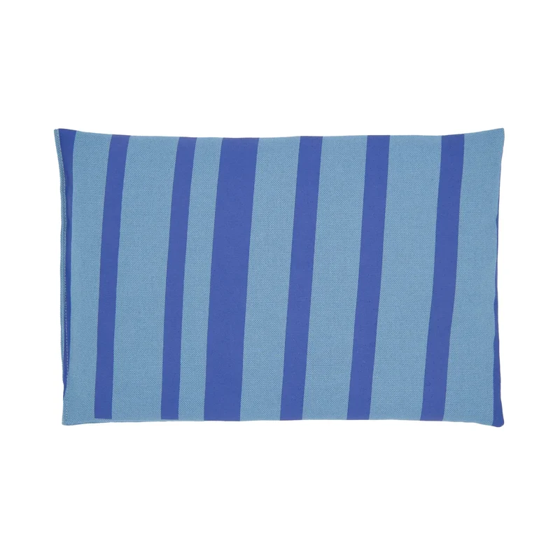 Kirschkernkissen 30x20cm, Streifen, Blue Heaven