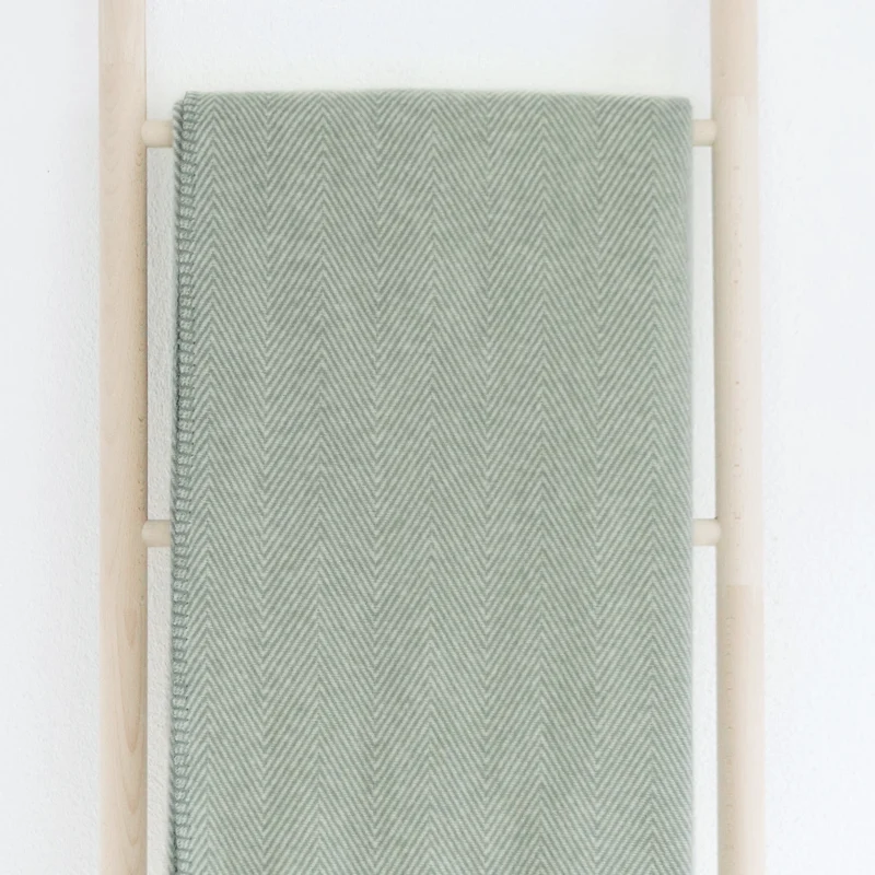 RIEMA Kuscheldecke FINN aus 100% Bio-Baumwolle (kbA) grün