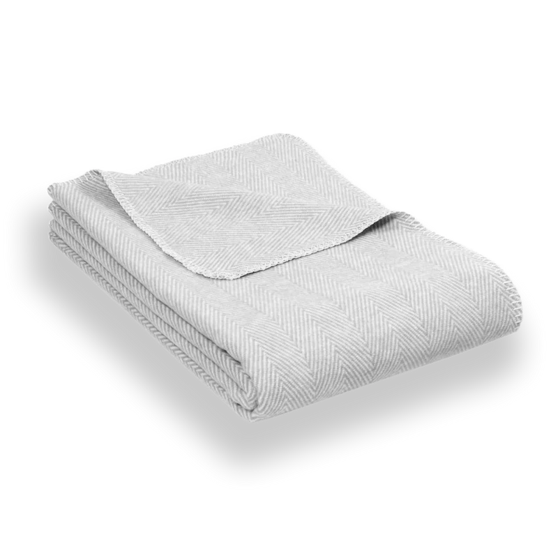 RIEMA Kuscheldecke FINN aus 100% Bio-Baumwolle (kbA) grau