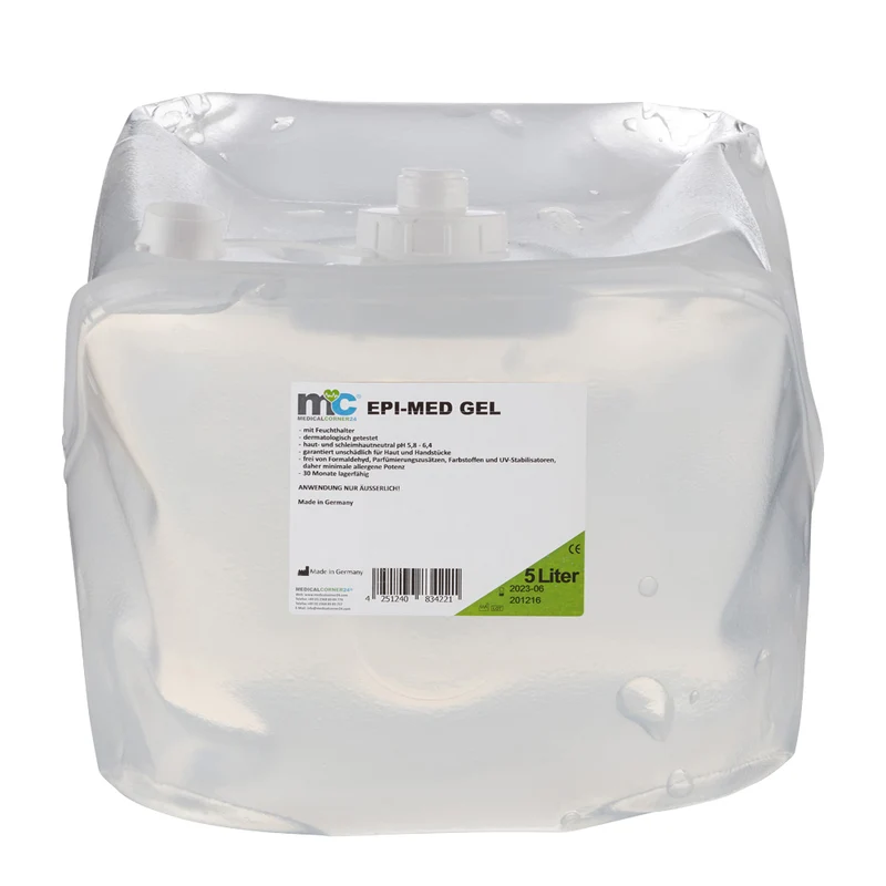 IPL Gel Epimed, IPL Kontaktgel für Laser-Haarentfernung, Cubitainer