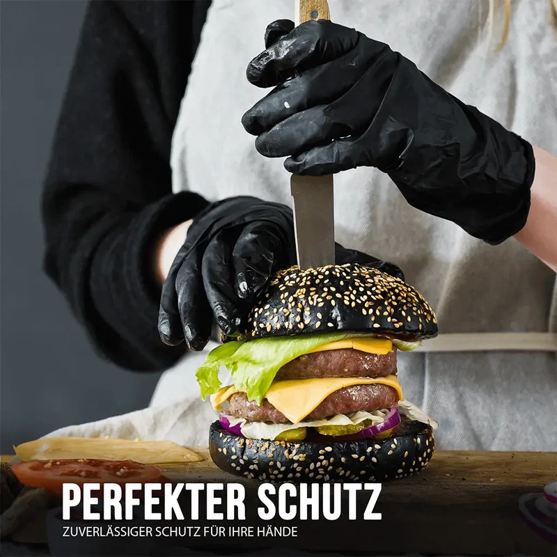 Nitrilhandschuhe 100er Box - schwarz