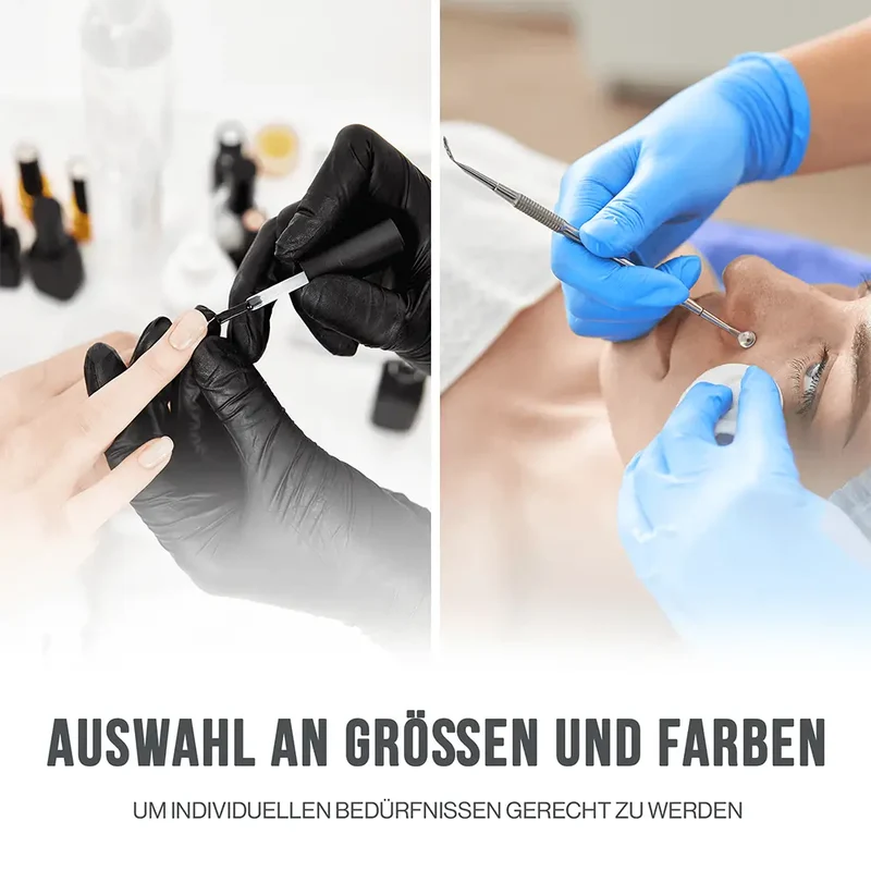 Nitrilhandschuhe 100er Box - schwarz
