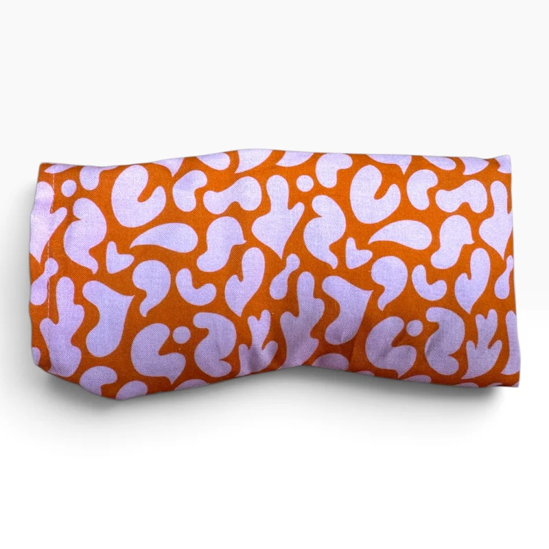 Augenkissen Orange-Pink | Bio-Dinkel & Bio-Lavendel