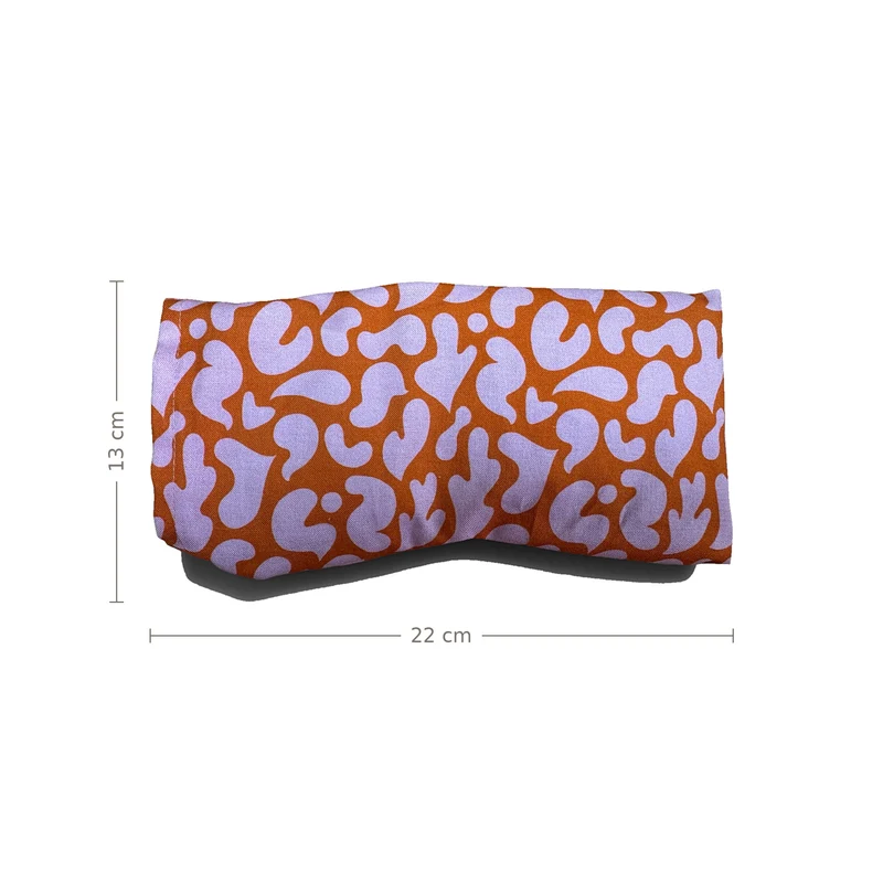 Augenkissen Orange-Pink | Bio-Dinkel & Bio-Lavendel