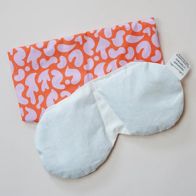 Augenkissen Orange-Pink | Bio-Dinkel & Bio-Lavendel