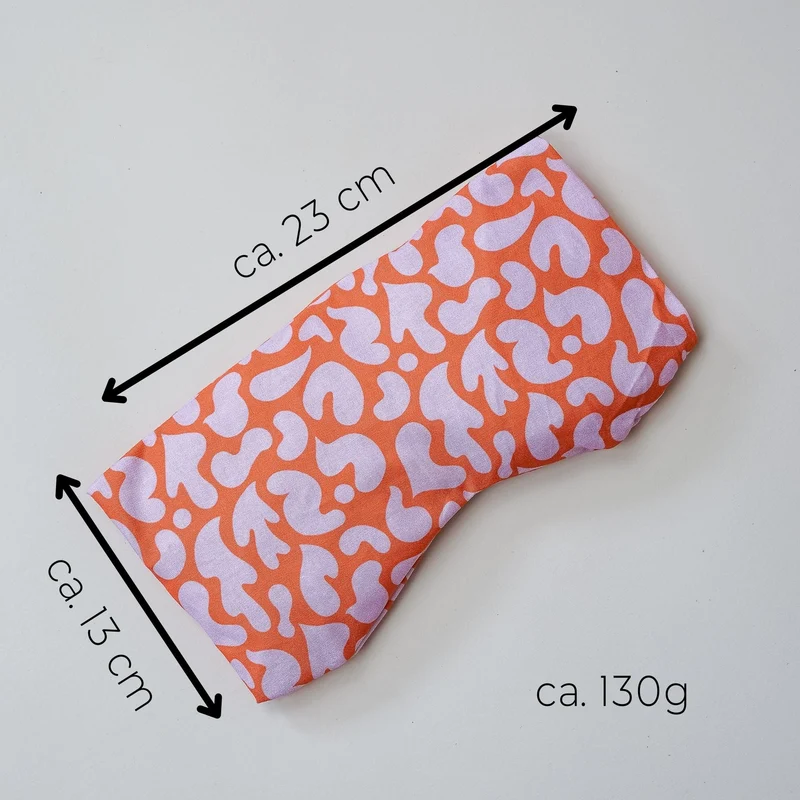 Augenkissen Orange-Pink | Bio-Dinkel & Bio-Lavendel
