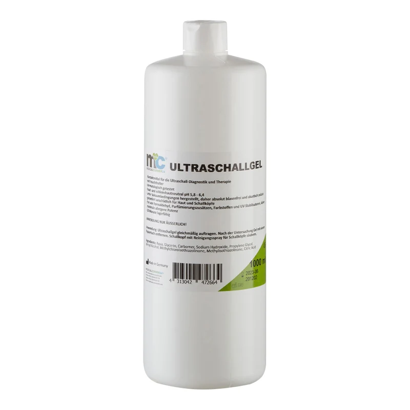 Ultraschallgel, Sonographiegel, Kontaktgel, Leitgel, Gel