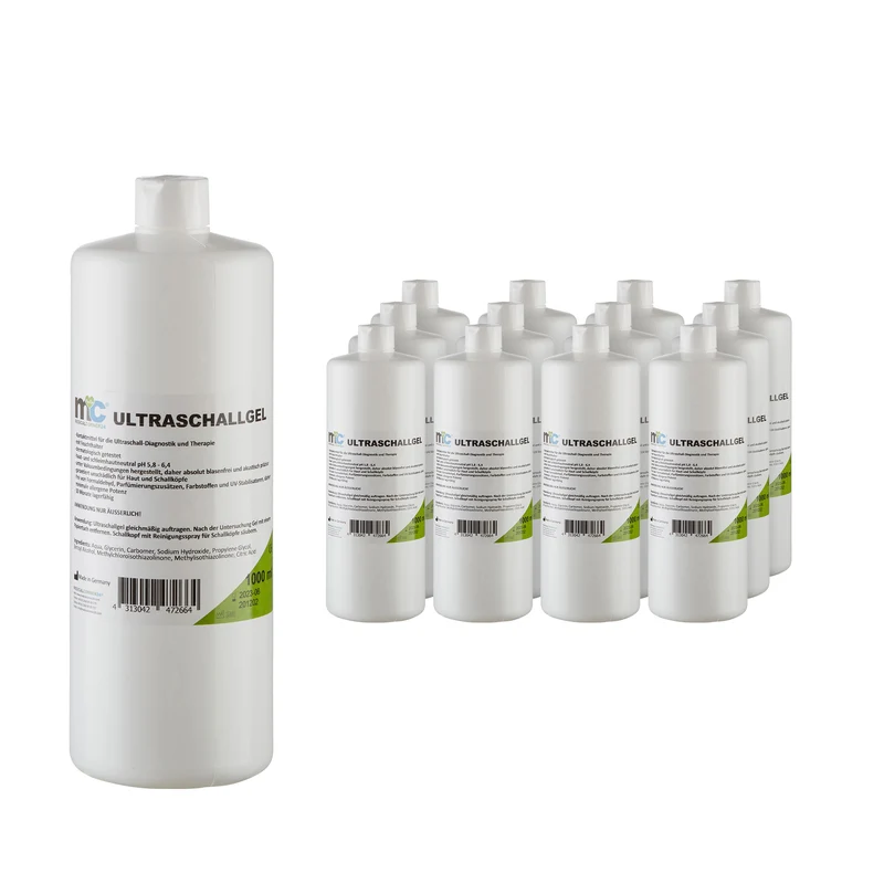 Ultraschallgel, Sonographiegel, Kontaktgel, Leitgel, Gel