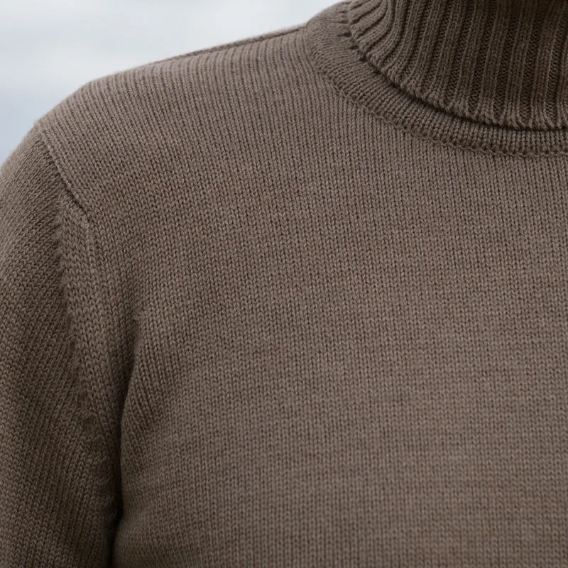 Rollkragenpullover "Murdoch Roll" - hellbraun