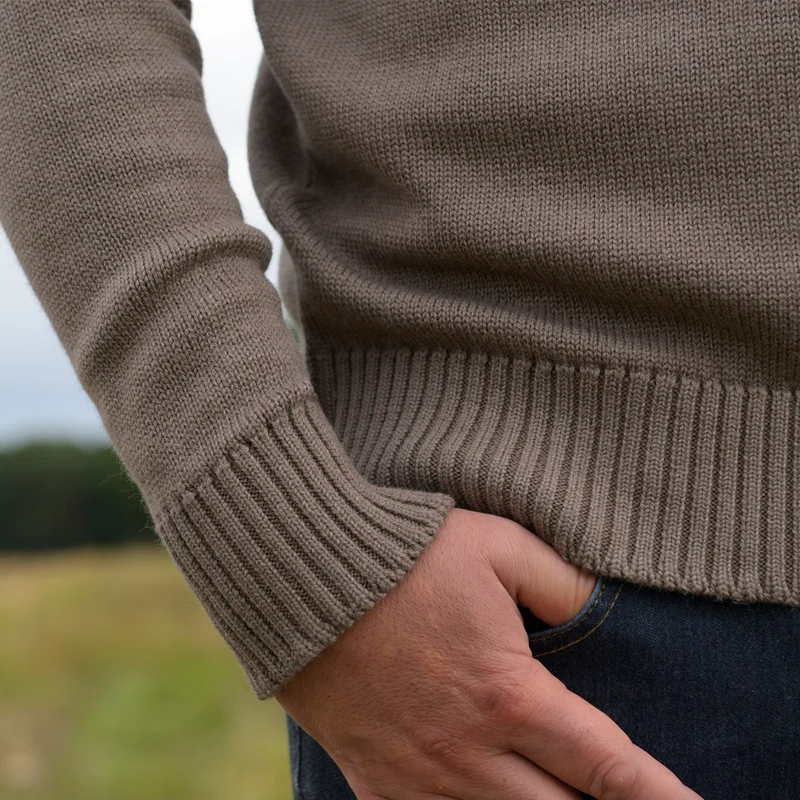 Rollkragenpullover "Murdoch Roll" - hellbraun