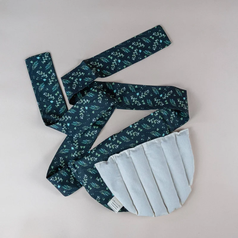 Bellywrap Olive | Wärmekissen zum Umbinden mit Bio-Dinkel gefüllt