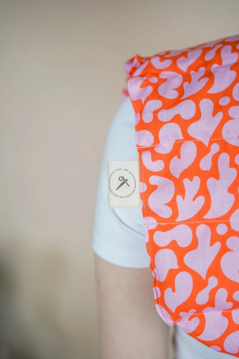 Nackenkissen Orange-Pink | Wärmekissen mit Bio-Dinkel