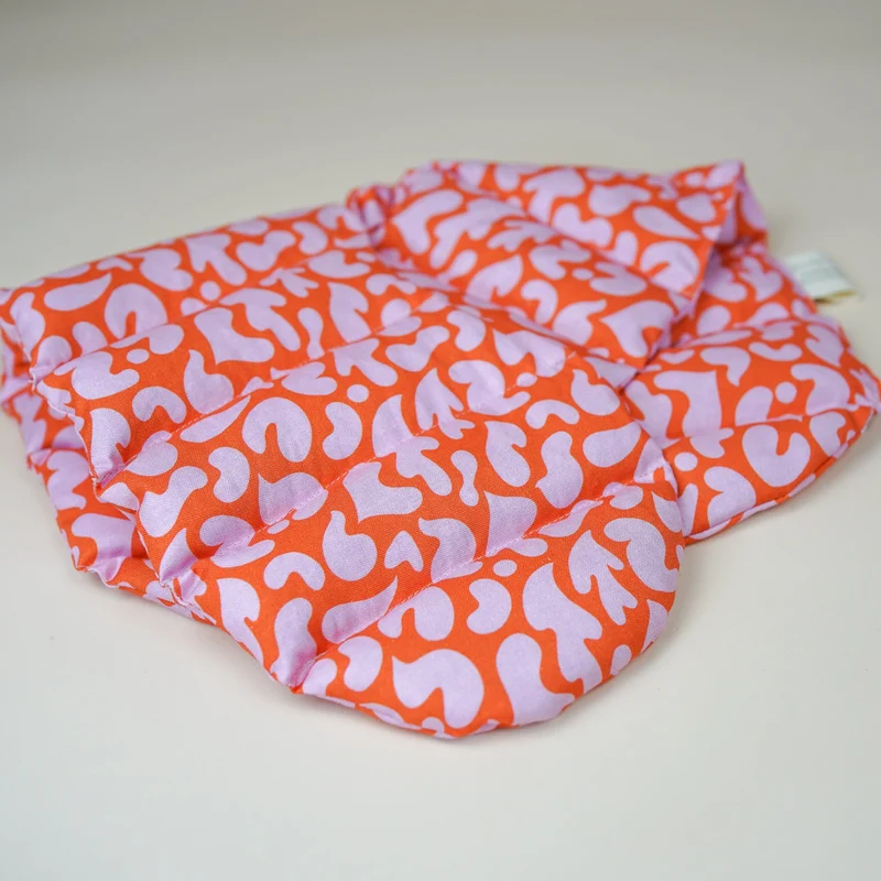 Nackenkissen Orange-Pink | Wärmekissen mit Bio-Dinkel