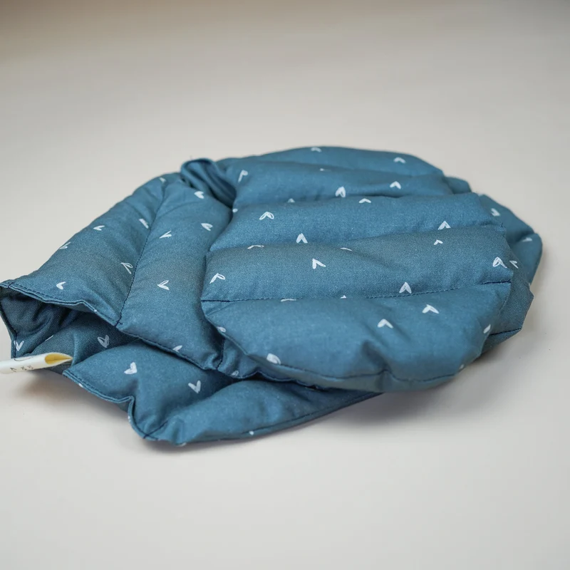 Nackenkissen Blau | Wärmekissen mit Bio-Dinkel