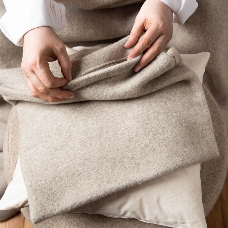 Premium Kuschelkissen | Mongolische Merinowolle