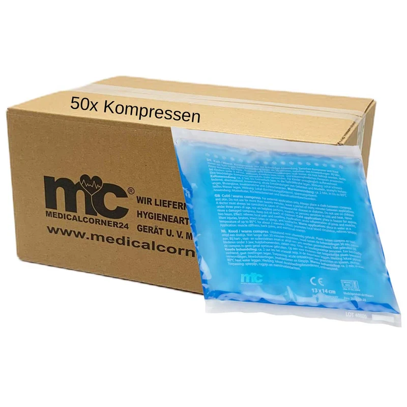 Kalt Warm Kompressen, Gel, Mikrowellen geeignet, 50 St.