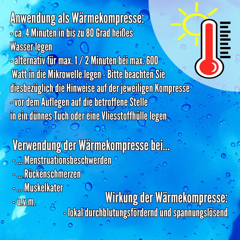 Kalt Warm Kompressen, Gel, Mikrowellen geeignet, 25 St.