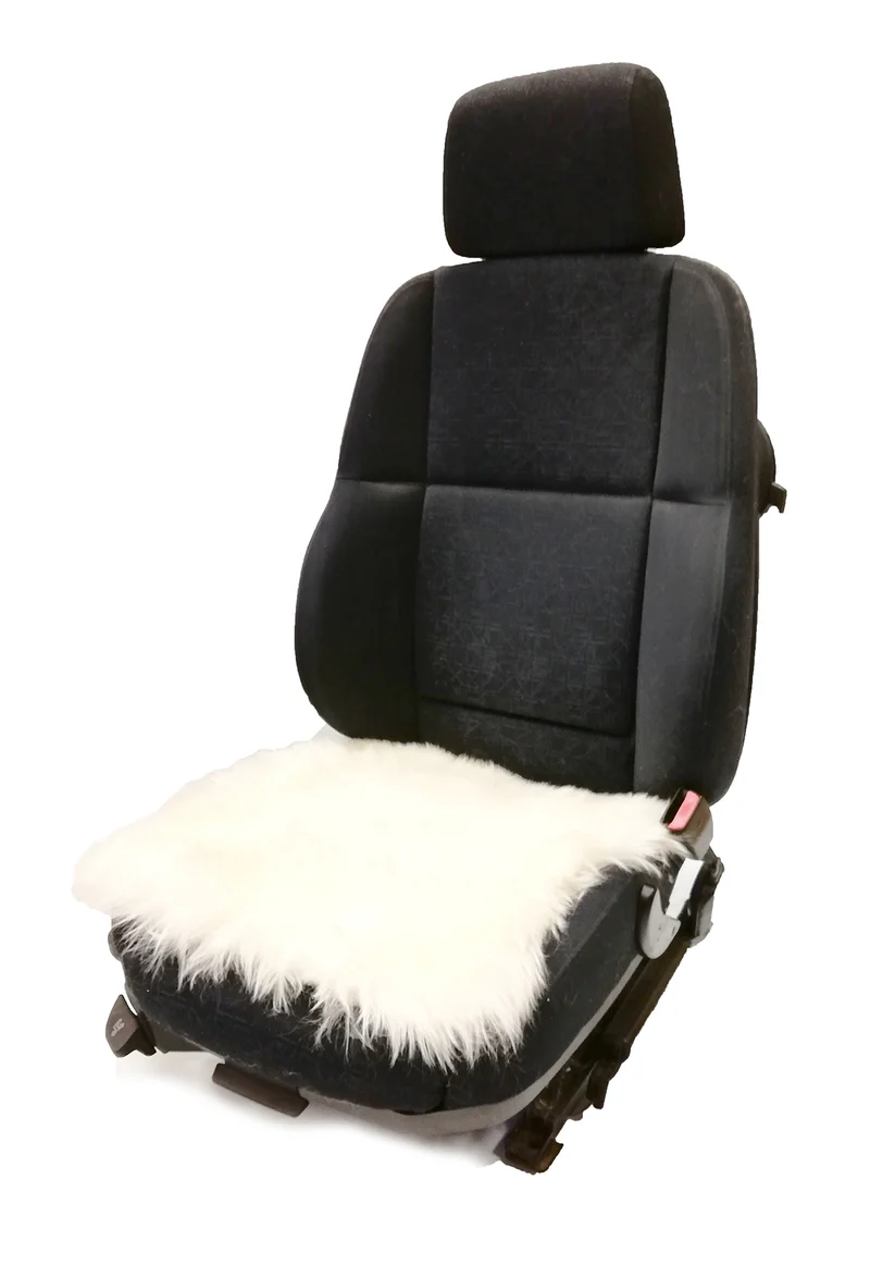 Sitzkissen - Autositz-Kissen - Stuhlkissen - langwollig - 40 cm