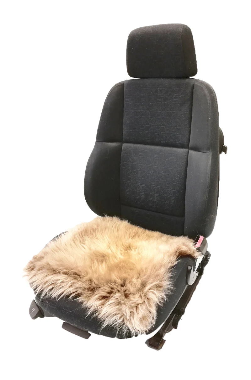 Sitzkissen - Autositz-Kissen - Stuhlkissen - langwollig - 40 cm