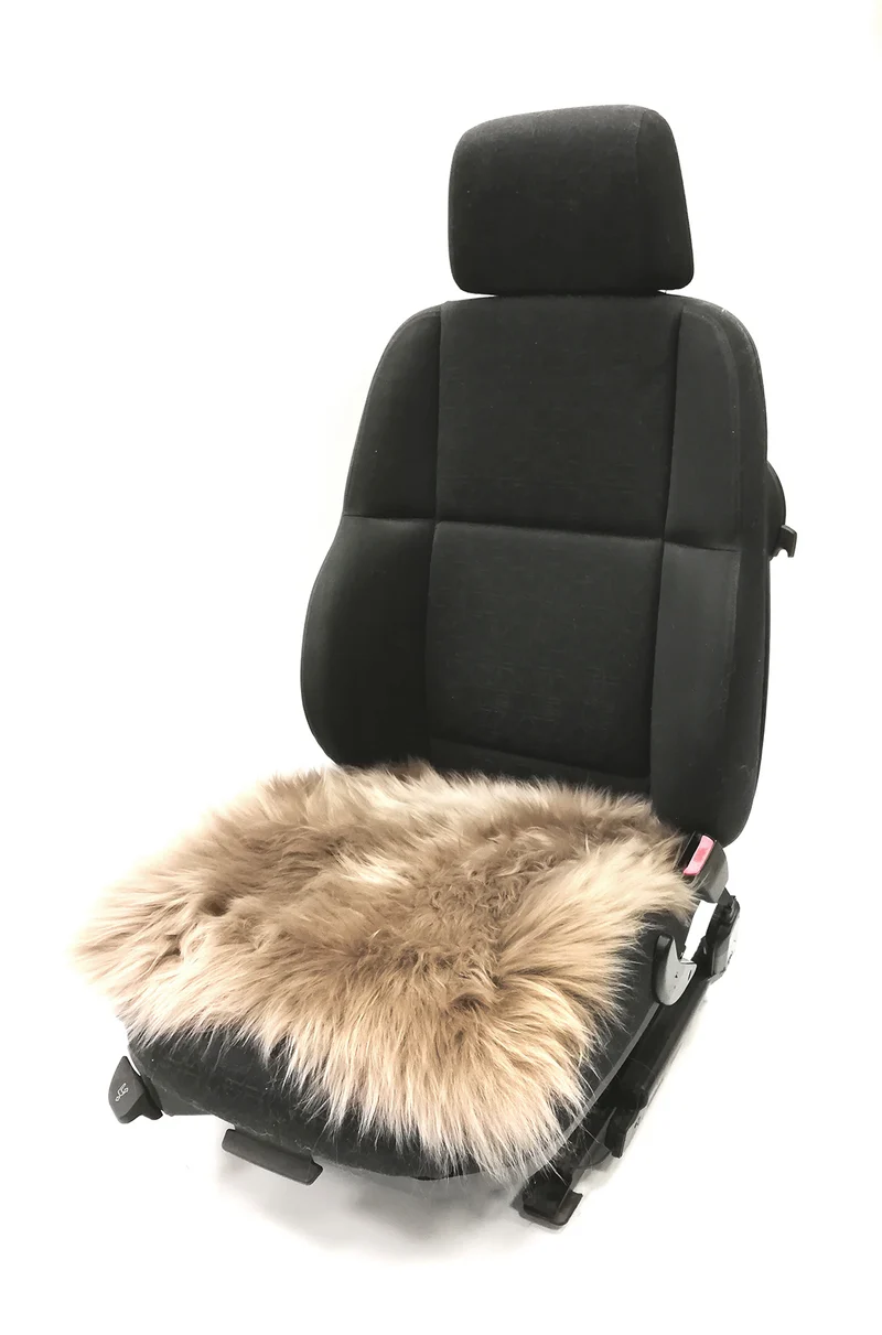 Sitzkissen - Autositz-Kissen - Stuhlkissen - langwollig - 40 cm