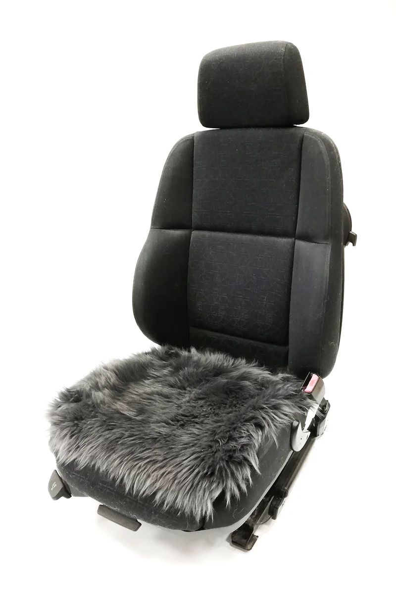 Sitzkissen - Autositz-Kissen - Stuhlkissen - langwollig - 40 cm