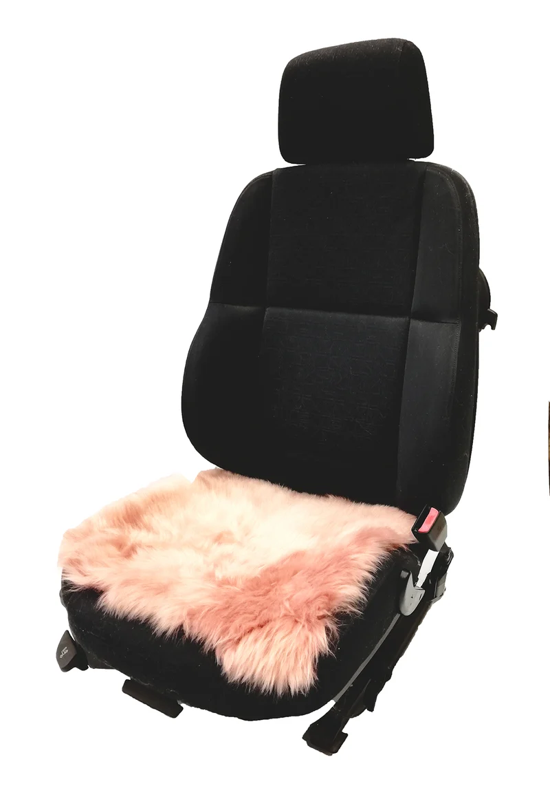 Sitzkissen - Autositz-Kissen - Stuhlkissen - langwollig - 40 cm