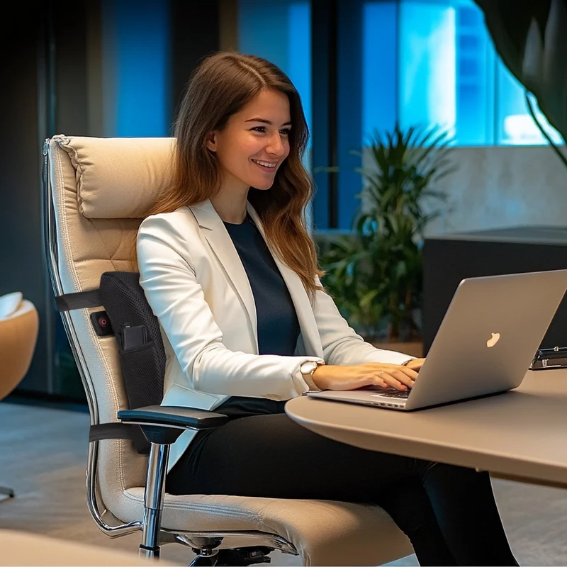 Beheizbares Ergonomisches Rückenkissen USB