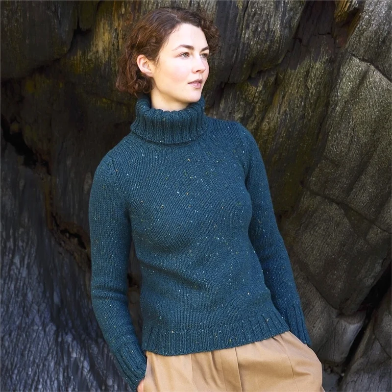 Weicher Rollkragenpullover – Scots Pine