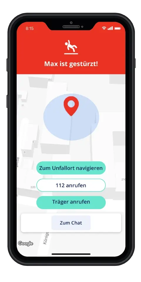 Notfallarmband Beurer EC 70 SafePlus mit Sturzerkennung