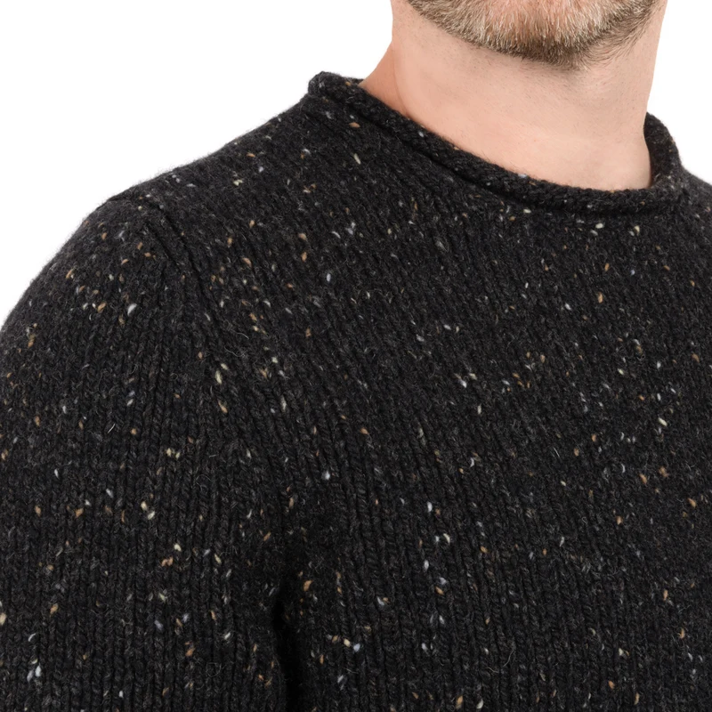Herrenpullover mit Rollrand