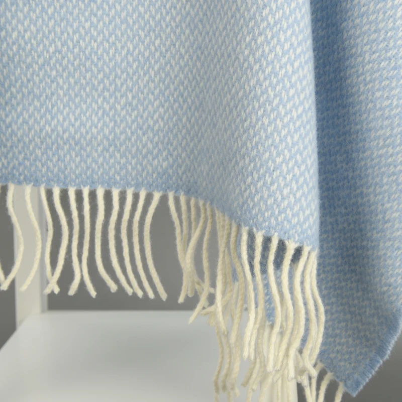 Kuschelweiche Babydecke - Baby Blue