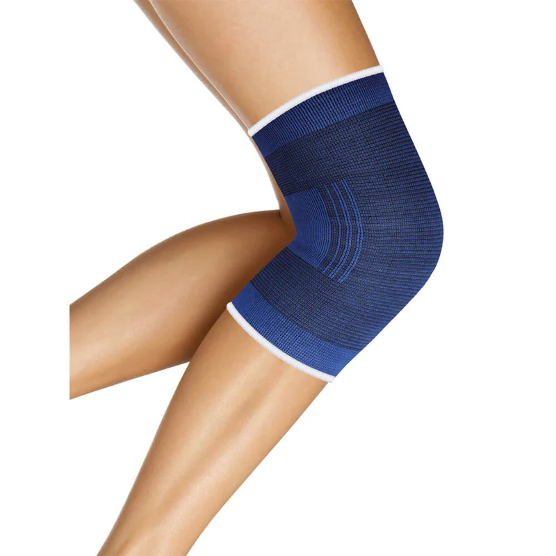Kniestütze, Elastische Sportbandage, von Lifemed®, blau, Gr. S-XL