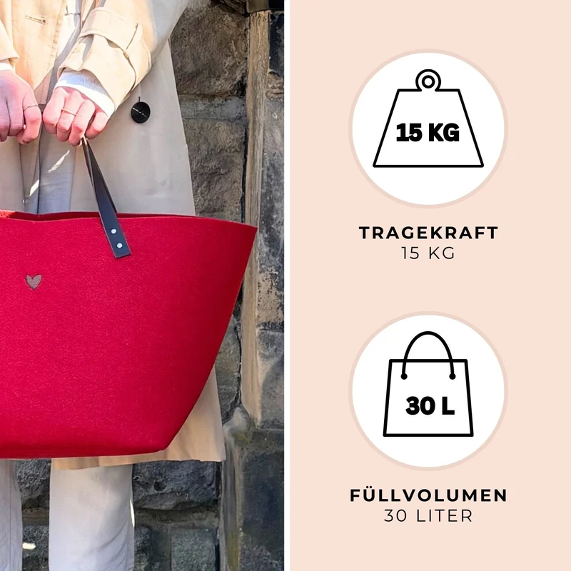 Einkaufstasche Filz BERTA