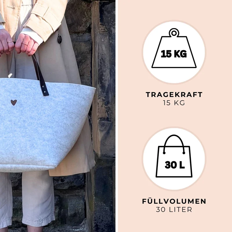Einkaufstasche Filz BERTA