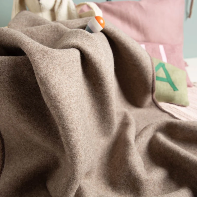 Premium Baby- & Kinderdecke aus mongolischer Merinowolle