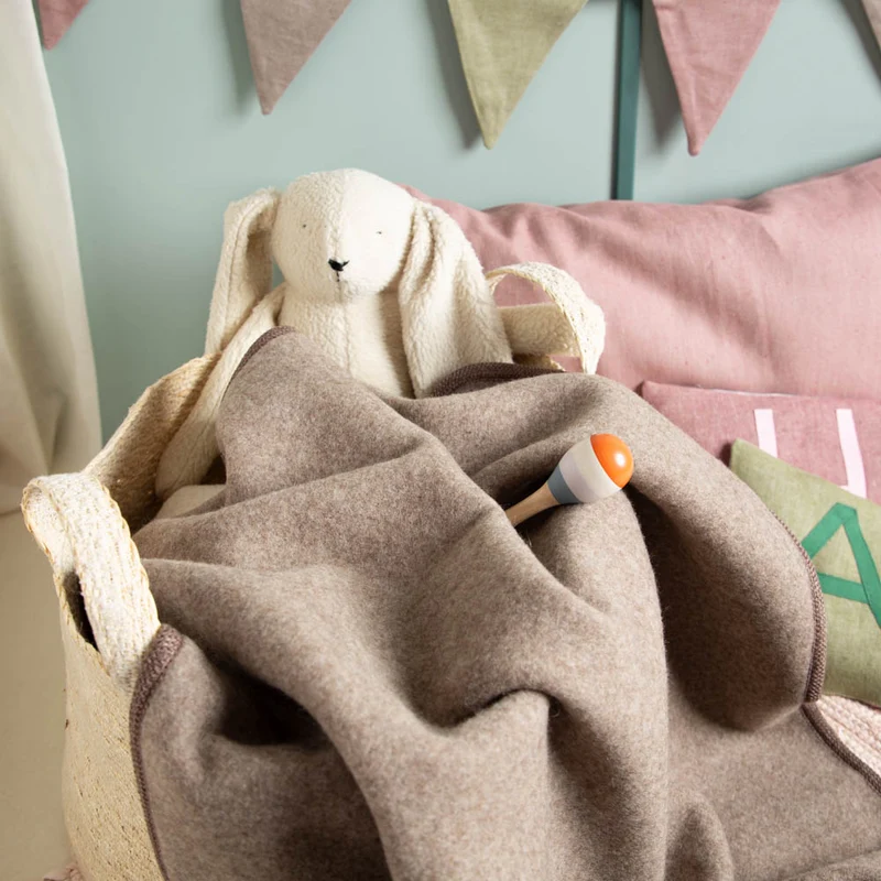 Premium Baby- & Kinderdecke aus mongolischer Merinowolle