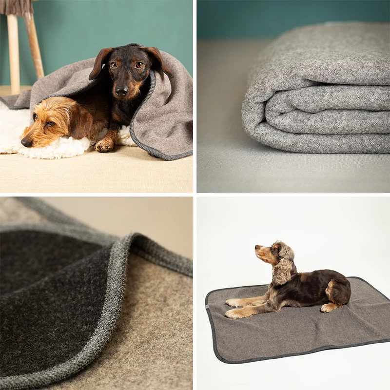 Hundedecke aus Schurwolle | Flauschloden