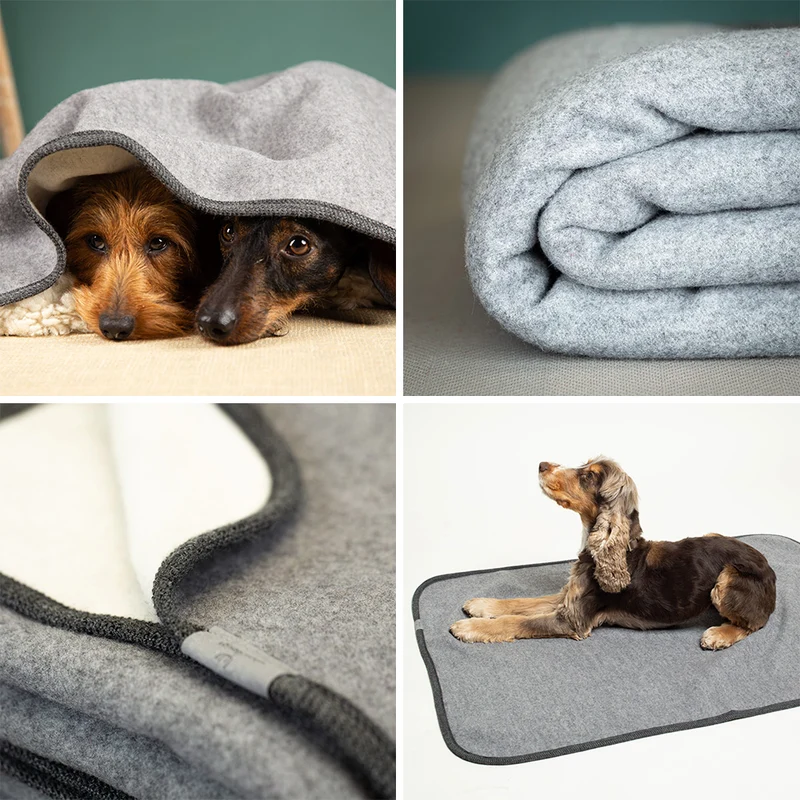 Hundedecke aus Schurwolle | Flauschloden