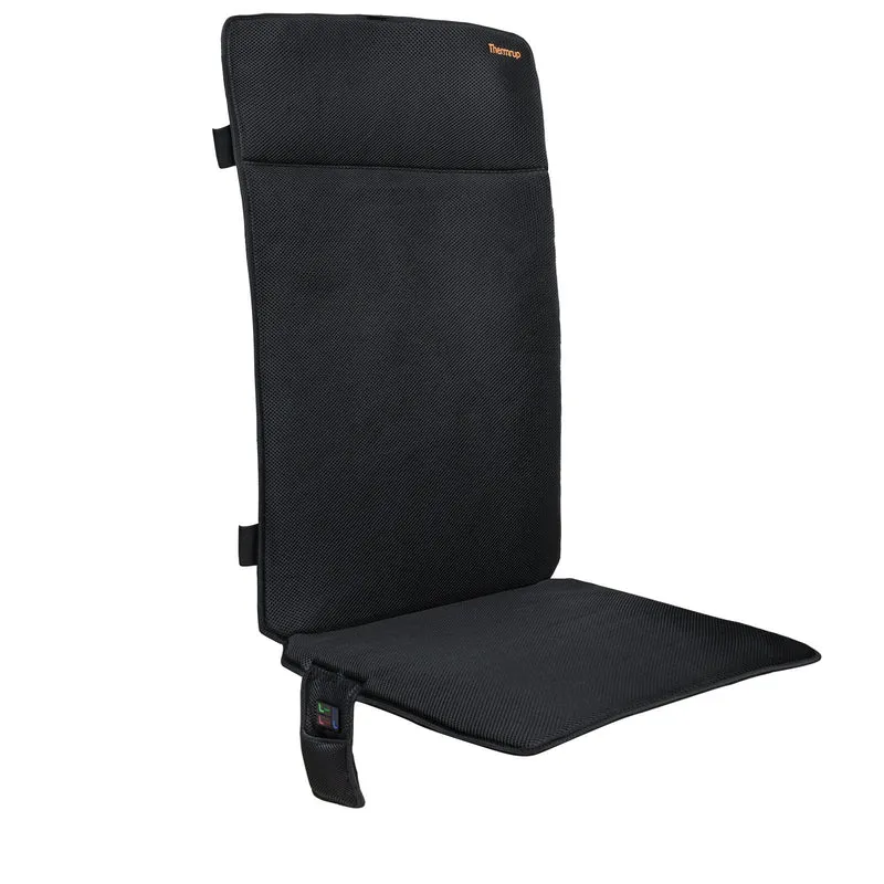 Thermrup Mobile Beheizbare Sitzauflage 50x125 cm – Mit Smart-Regler, Akku- & Netzbetrieb