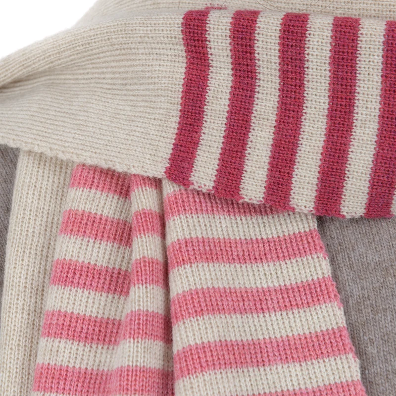 Strickschal mit Streifen "FIDELIUS"