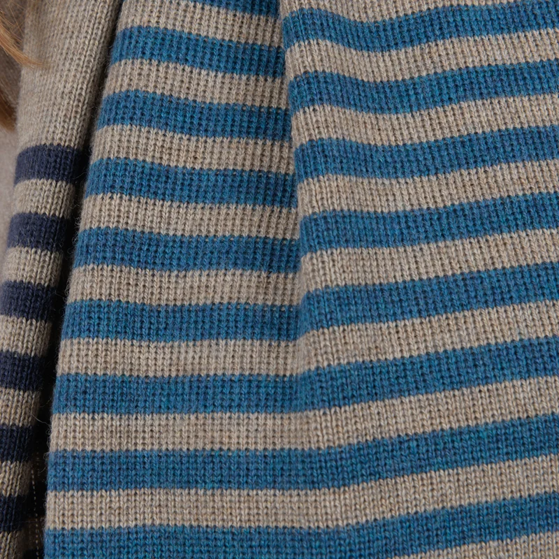 Strickschal mit Streifen "FIDELIUS"