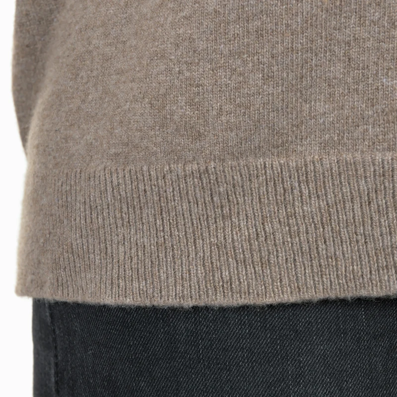 Damenpullover mit Rundhalsausschnitt "Welslee" - mittelbraun