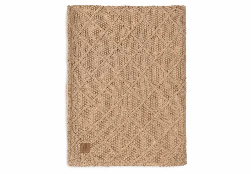 Decke - Check Knit - Teddy Fleece